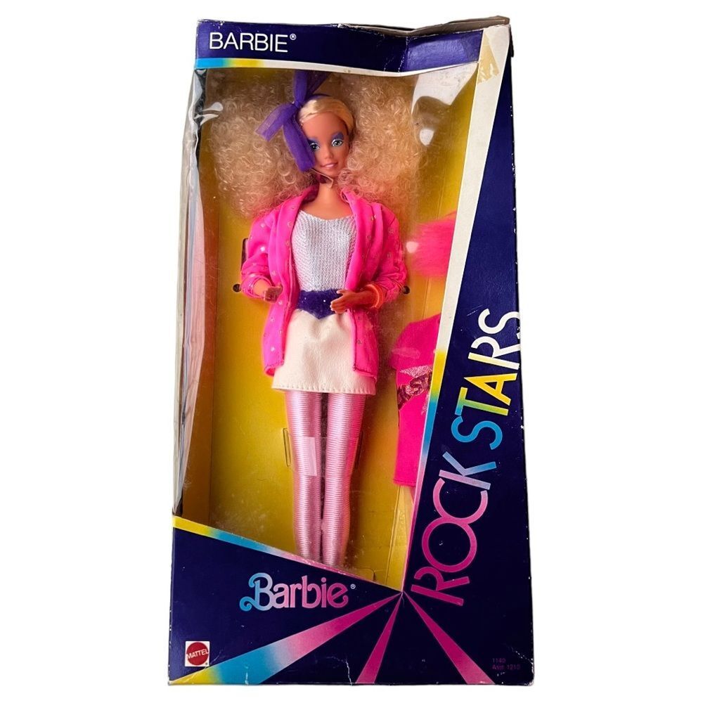 Rare 1985 Barbie Rockstar Vintage From Europe Nib (Box Imperfect)
